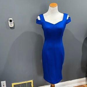 Royal blue, Calvin Klein sheath dress
